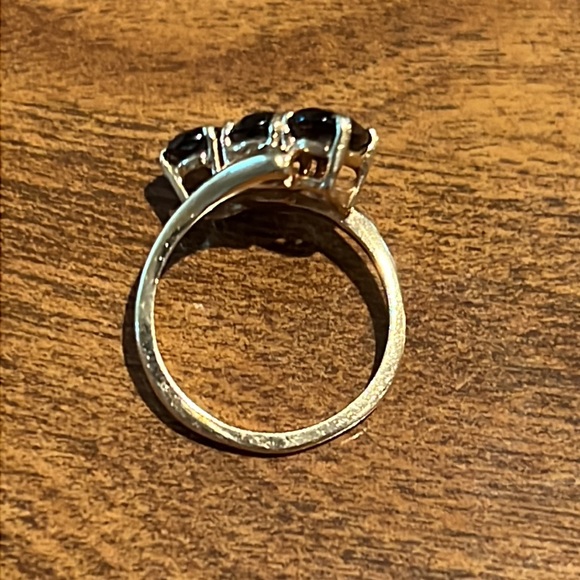 VINTAGE Brown Topaz 14KT Gold Ring - Picture 9 of 10